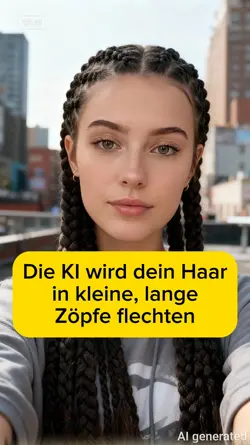 lange Zöpfe flechten