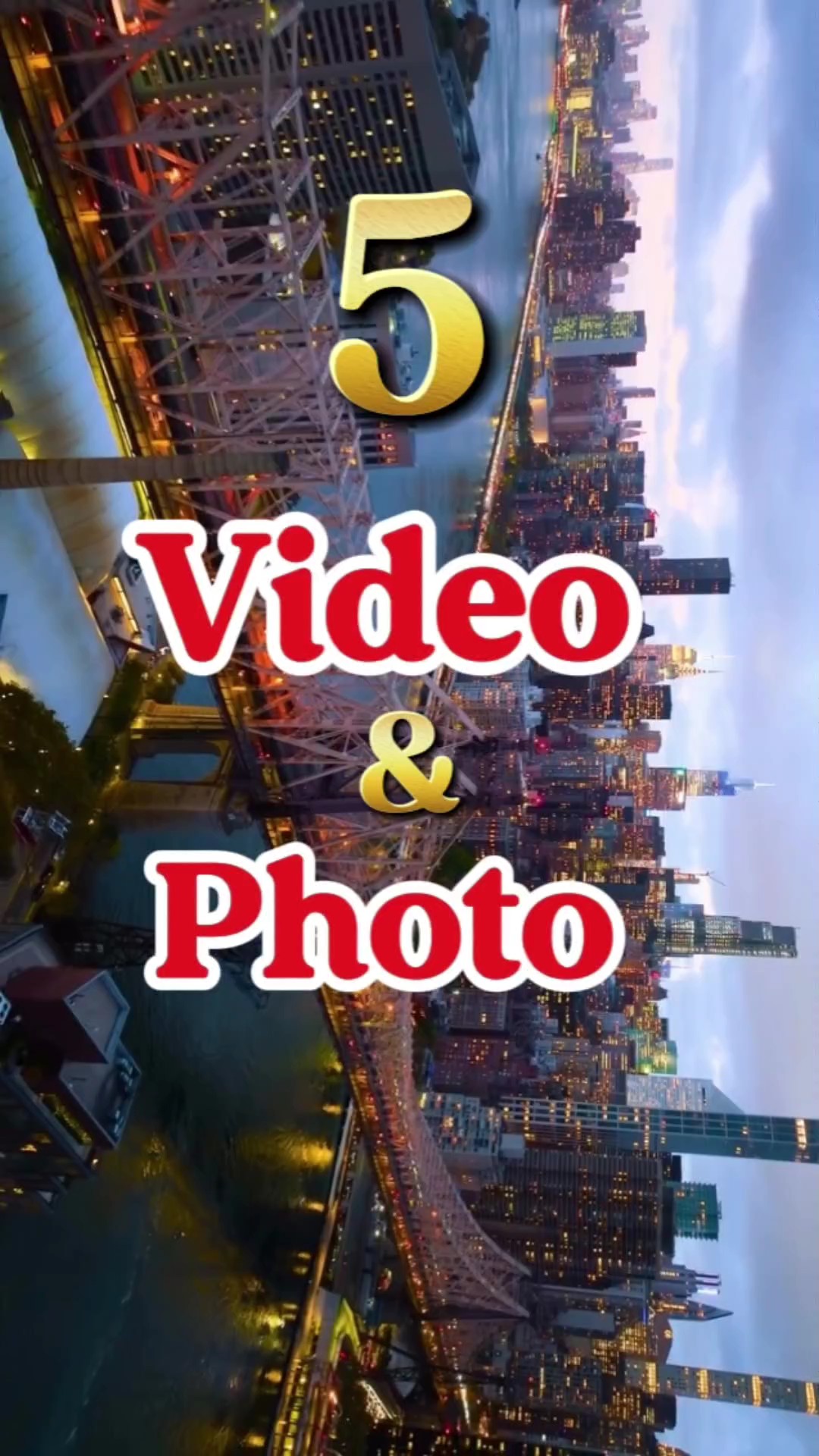 5 vidéo ou photo