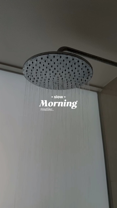 Slow morning routine