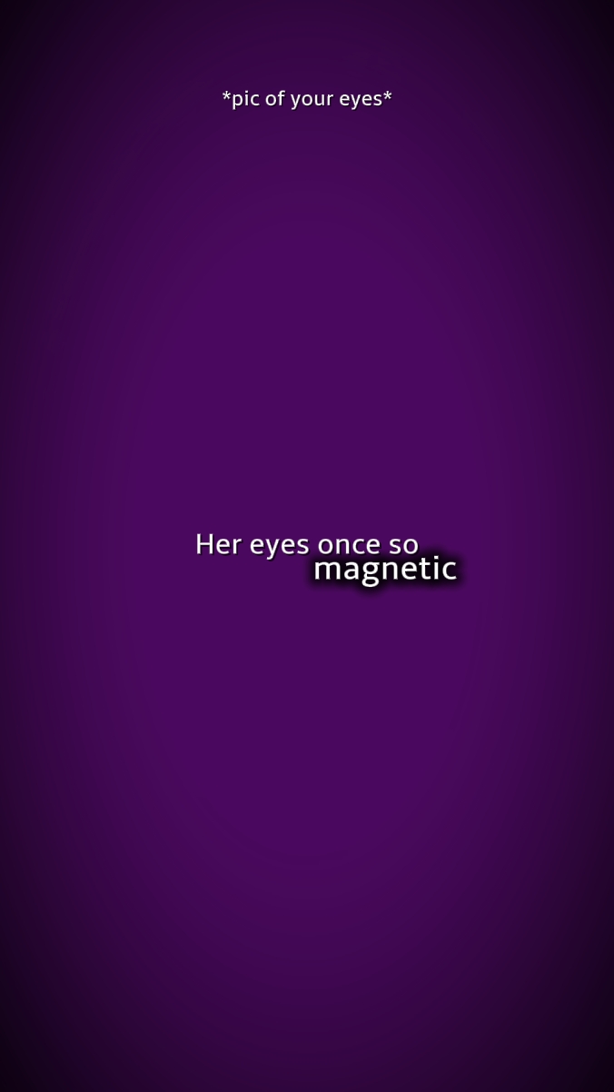 Ihre Augen einst so