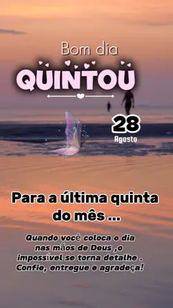 Bom dia quinta feira