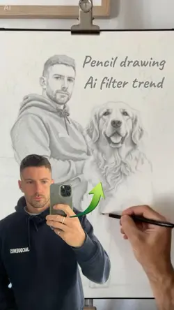 Drawing myself AI