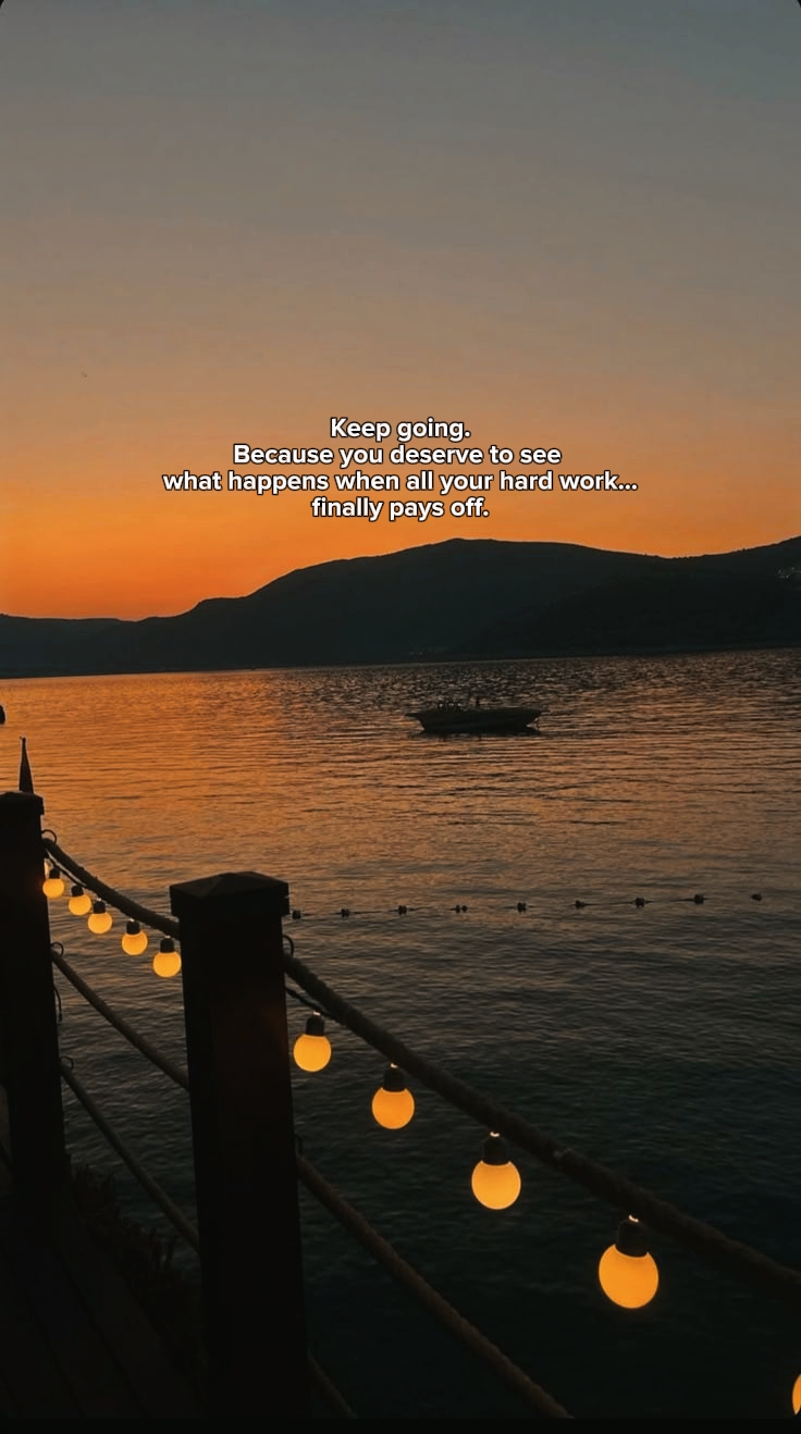 Devam et.
Çünkü 