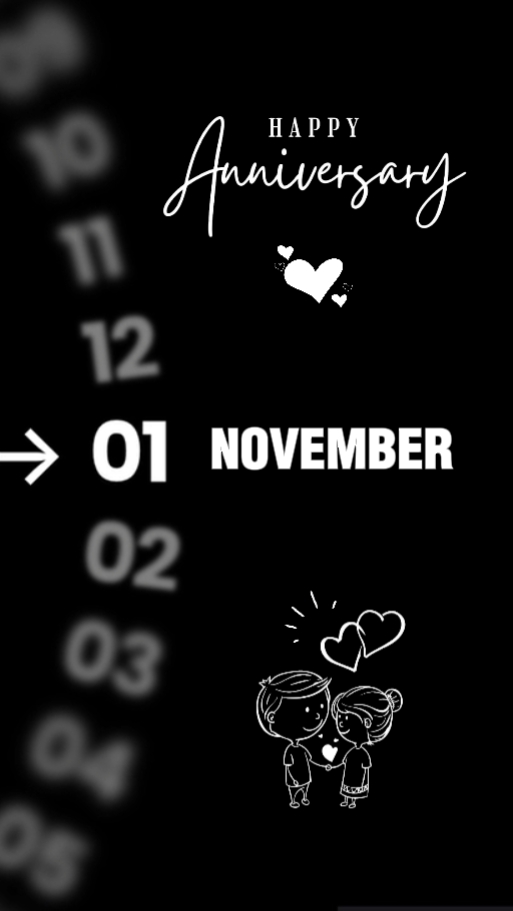 Jahrestag 1 nov