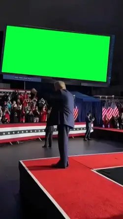 Trump big screen