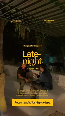 Cinematic Cafe Night