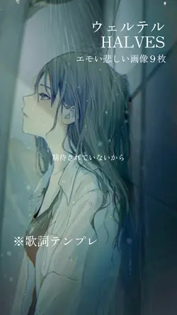 ウェルテルHALVES歌詞テンプレ