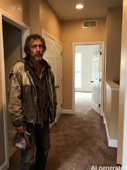 Ai Homeless man 