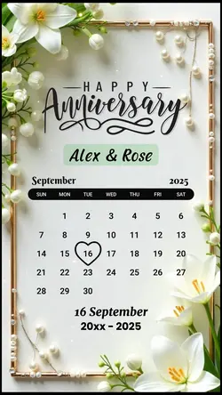 16 SEPTEMBER ANNIV