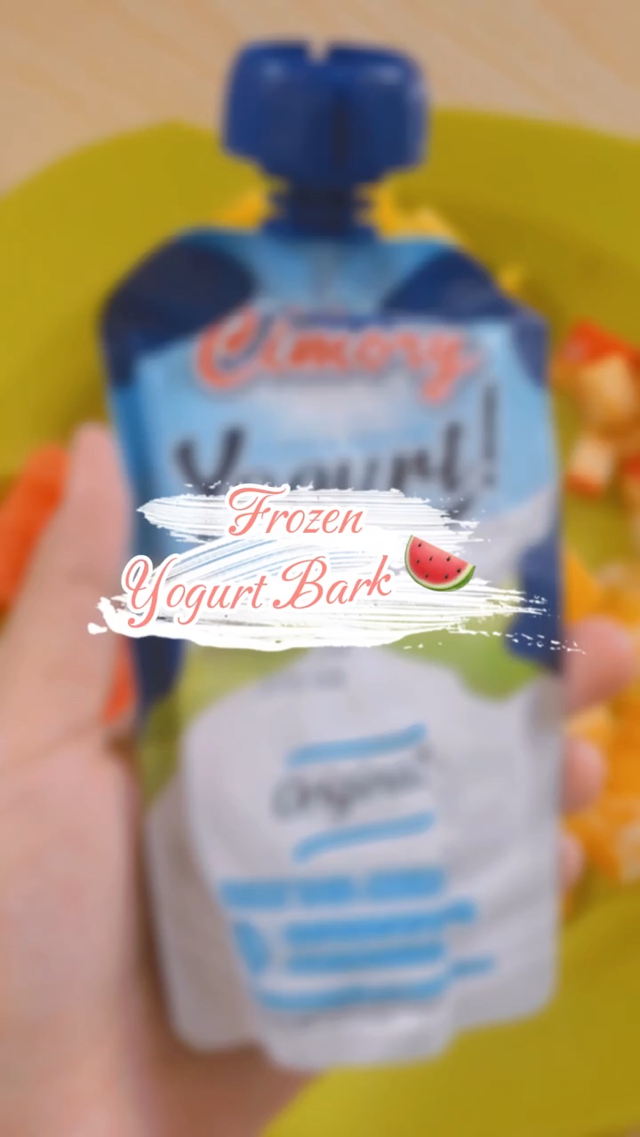 Corteza de yogur congelado