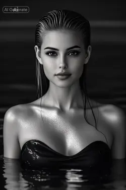 Black and white