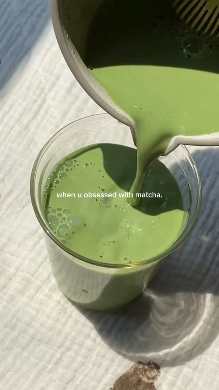 obsessed with matcha