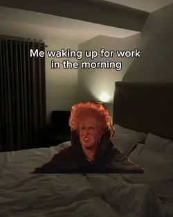 waking up