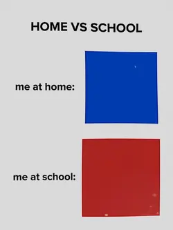 Home vs schoo