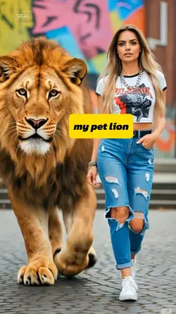 my pet lion