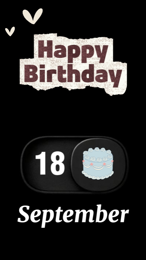 Anniversaire 18 septembre