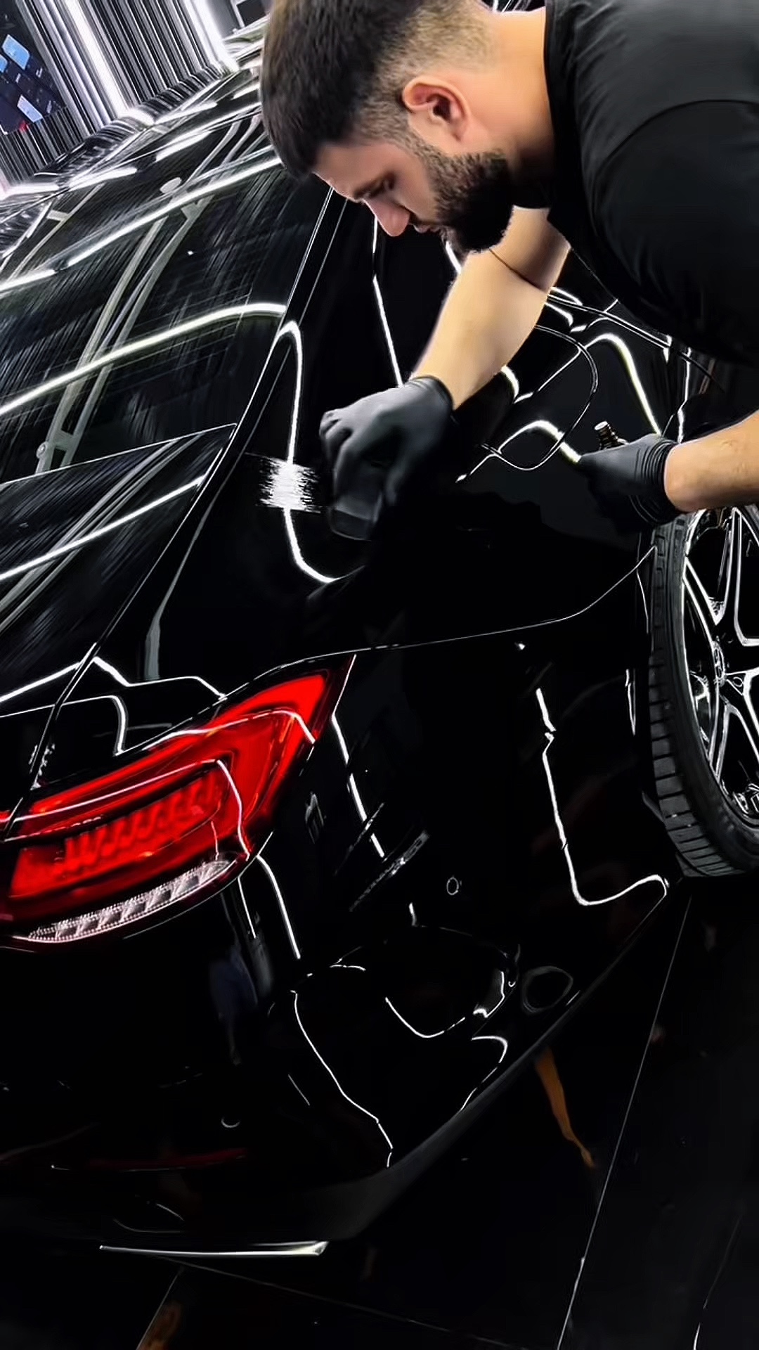 car detailing black