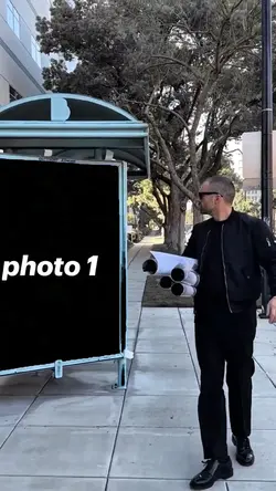 Tap on a clip to pas