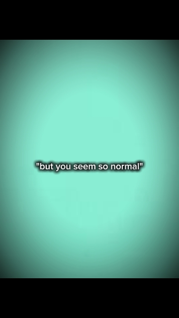 Mais tu sembles si normal