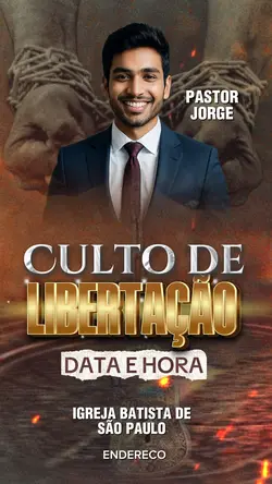 Cartaz de culto