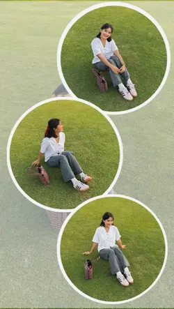 frame foto bulat