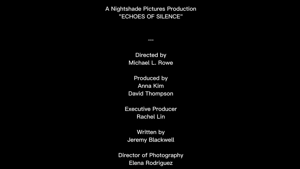 Outro Credits film