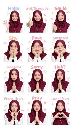 ai sticker lucu