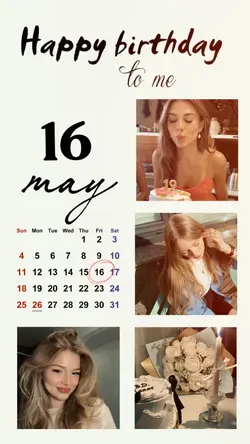 BIRTHDAY 16 MAY 2025