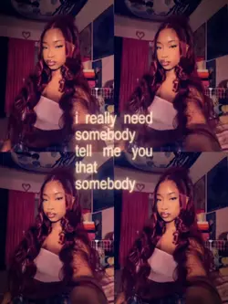 Really need somebody