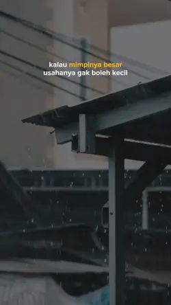kalau mimpinya besar