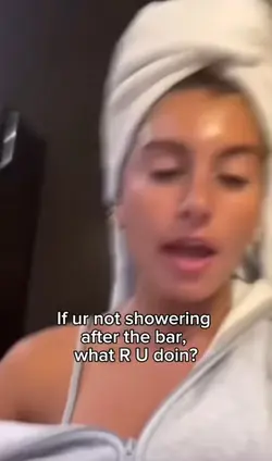 If your not showerin