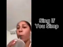 sing if u simp
