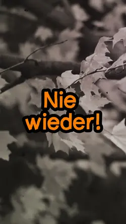 Nie wieder!