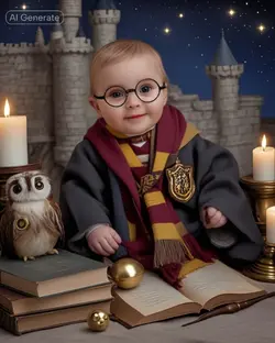 baby Harry Potter