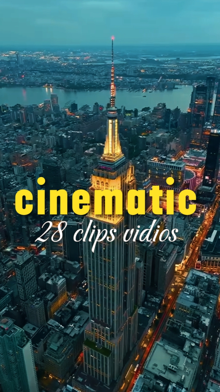 28 clips cinematic 