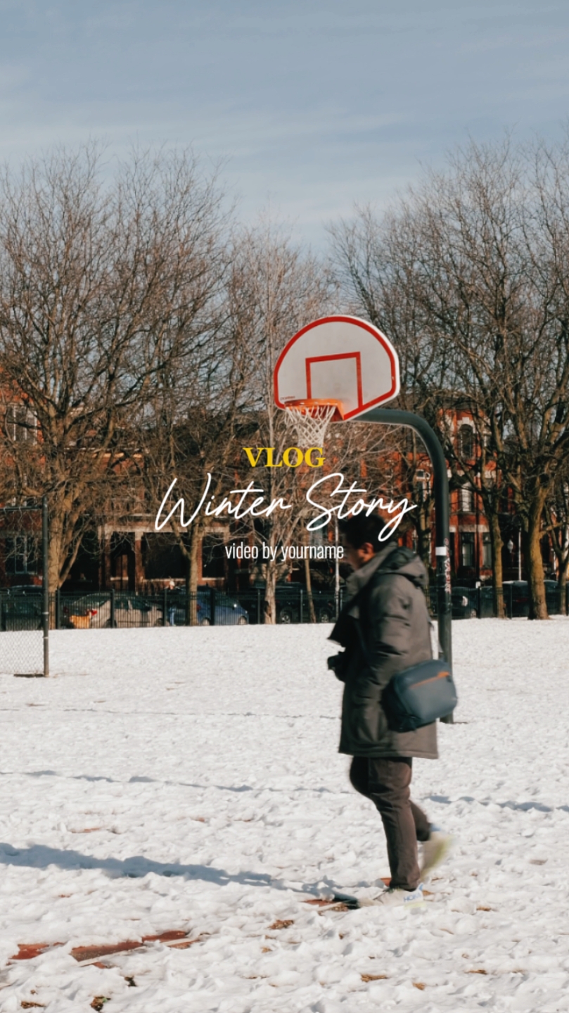 winter vlog aestheti