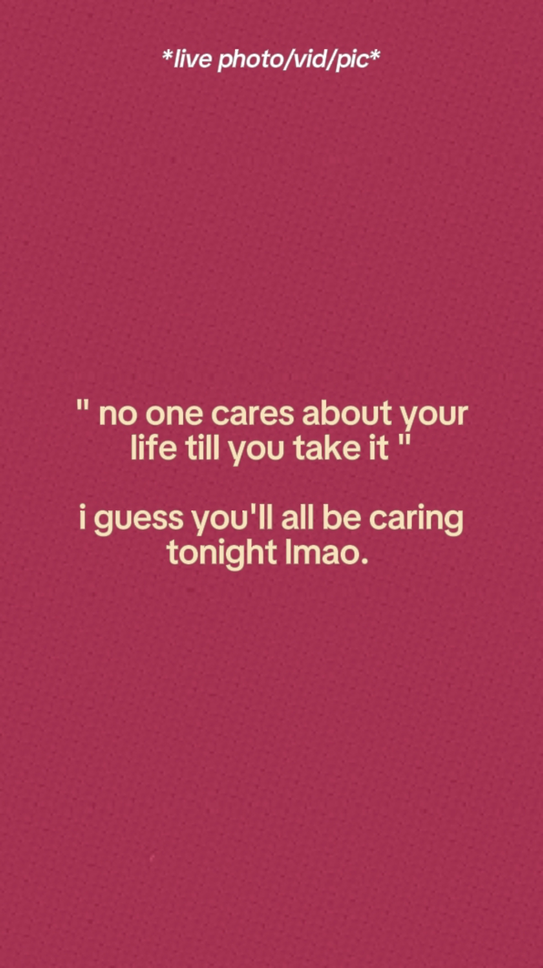 A Nadie Le Importa. 