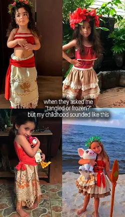 Moana childhood 