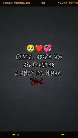 amor da minha vida