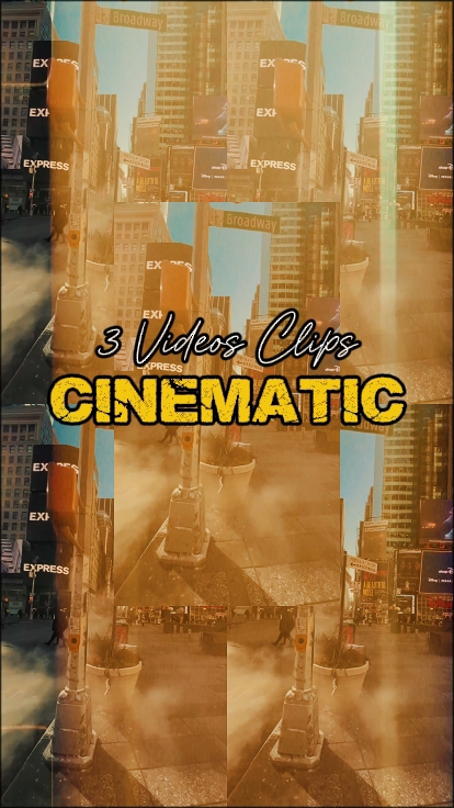 3 videos clips