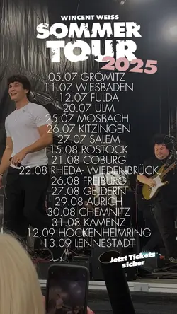 Sommertour 25 dates
