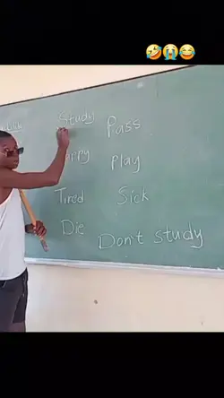 Don't study