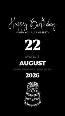Hbd 22 august