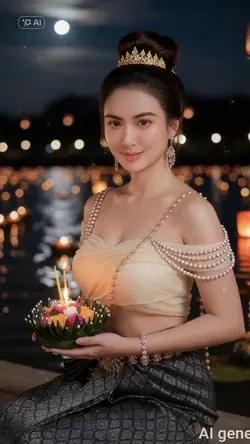 ลอยกระทงชุดสวยๆ