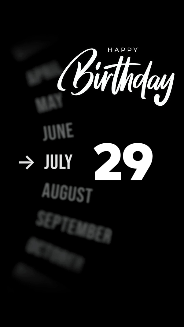 HBD FREUNDE 29. JULI