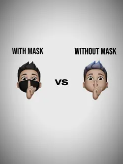 with mask