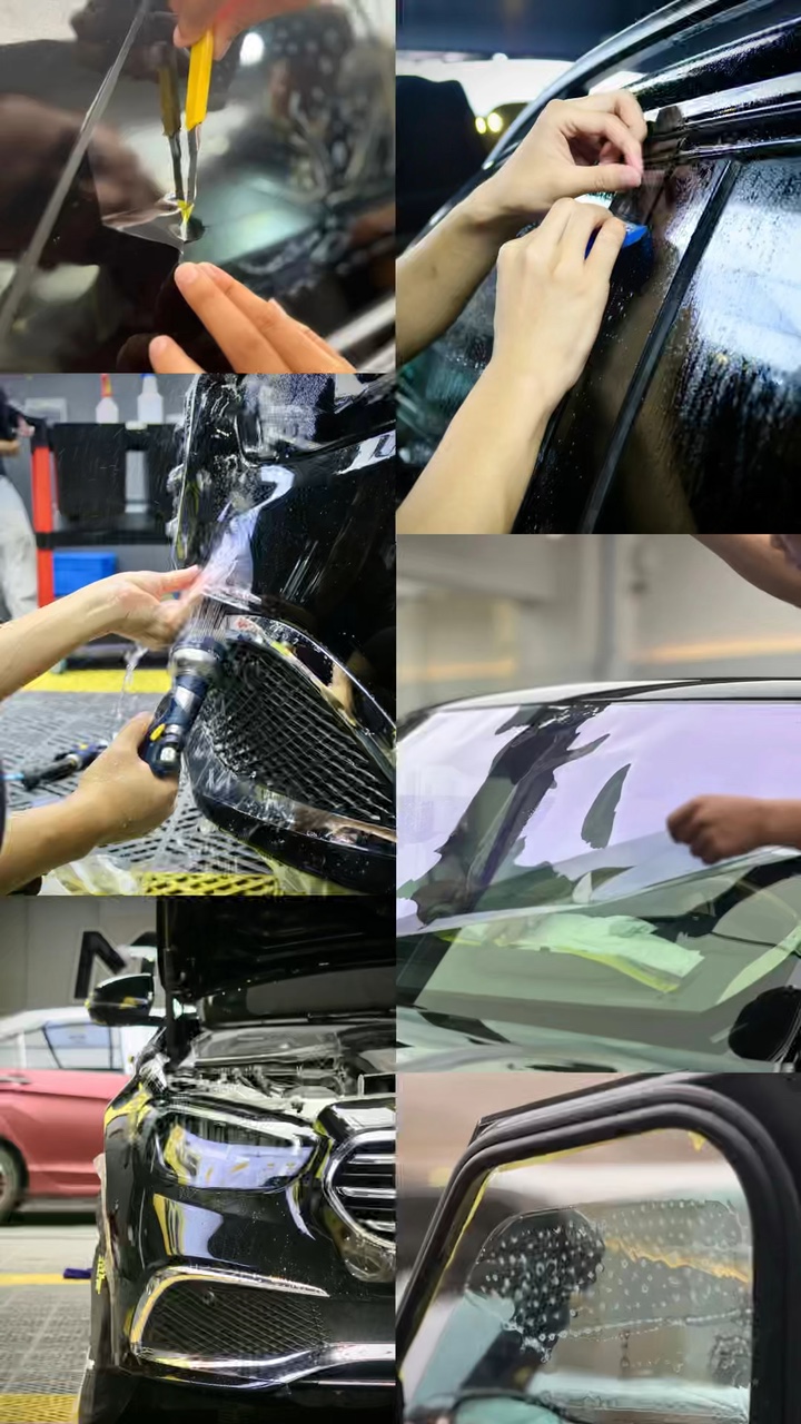 tinting car