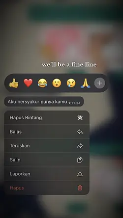 we'll be a fine line