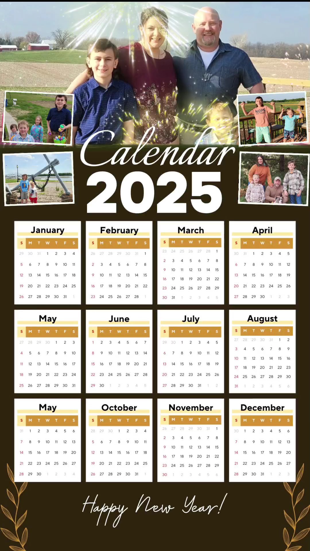 Calendário 2025