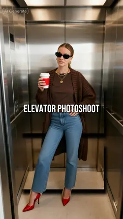 Elevator Photoshoot